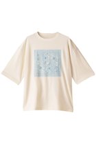【プリスティン/PRISTINE】のRe-COTTONバンダナTシャツ 人気、トレンドファッション・服の通販 founy(ファニー) ファッション Fashion レディースファッション Fashion for Women トップス・カットソー Cut & Sew Tops シャツ・ブラウス・オフィスカジュアル Elegant Blouses & Button-Ups ロングTシャツ・Tシャツ Longline T-Shirts & Tees カットソー・ベーシックTシャツ Cut-and-Sewn Tops / Stretch Tees & Basics ショート Short, Short Length スリーブ Sleeve, Long Sleeve / Short Sleeve デニム Denim, Jeans Material ハーフ Half, Half-Length バンダナ Bandana, Head Scarf thumbnail ブルー|ID: prp329100004910708 ipo3291000000036794833