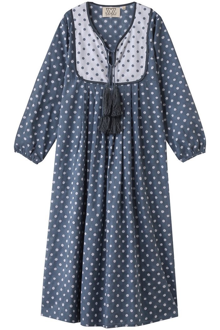 【エスゼット ブロックプリント/SZ Blockprints】のKITTY DRESS POLKA DOT ワンピース インテリア・キッズ・メンズ・レディースファッション・服の通販 founy(ファウニー) https://founy.com/ ファッション Fashion レディースファッション Fashion for Women ワンピース Dresses フォーマル・パーティードレス・結婚式用ドレス Elegant & Casual Dresses チュニック Tunic Tops & Dresses クラシカル Classical, Vintage-Inspired サンダル Sandals, Summer Shoes チュニック Tunic, Long Top ドット Polka Dot, Dot Pattern ドレス Dress, One-Piece フリンジ Fringe, Tassel |ID: prp329100004910714 ipo3291000000036794877