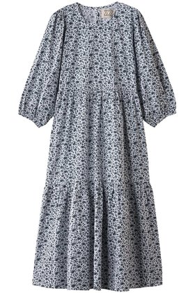 【エスゼット ブロックプリント/SZ Blockprints】のORTI DRESS DITSY ティアードワンピース 人気、トレンドファッション・服の通販 founy(ファニー) ファッション Fashion レディースファッション Fashion for Women ワンピース Dresses フォーマル・パーティードレス・結婚式用ドレス Elegant & Casual Dresses チュニック Tunic Tops & Dresses サマー Summer, Summer Style スリーブ Sleeve, Long Sleeve / Short Sleeve チュニック Tunic, Long Top ティアードワンピース Tiered Dress, Flared Dress フェミニン Feminine, Girly ラフィア Raffia, Natural Straw ロング Long, Long-Length |ID:prp329100004910718