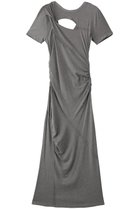 【プランク プロジェクト/PRANK PROJECT】のアシンメトリーツイストマキシドレス / Asymmetrical Twist Maxi Dress 人気、トレンドファッション・服の通販 founy(ファニー) ファッション Fashion レディースファッション Fashion for Women ワンピース Dresses フォーマル・パーティードレス・結婚式用ドレス Elegant & Casual Dresses チュニック Tunic Tops & Dresses マキシ丈ワンピース・ロングドレス Maxi Dresses / Long One-Pieces ギャザー Gathered, Ruffled スリット Slit, Slit Detail チュニック Tunic, Long Top ツイスト Tweed, Tweed Fabric フロント Front, Front Design リラックス Relax, Relaxed Fit ロング Long, Long-Length 旅行 Travel thumbnail GRY(グレー)|ID: prp329100004910719 ipo3291000000036794914