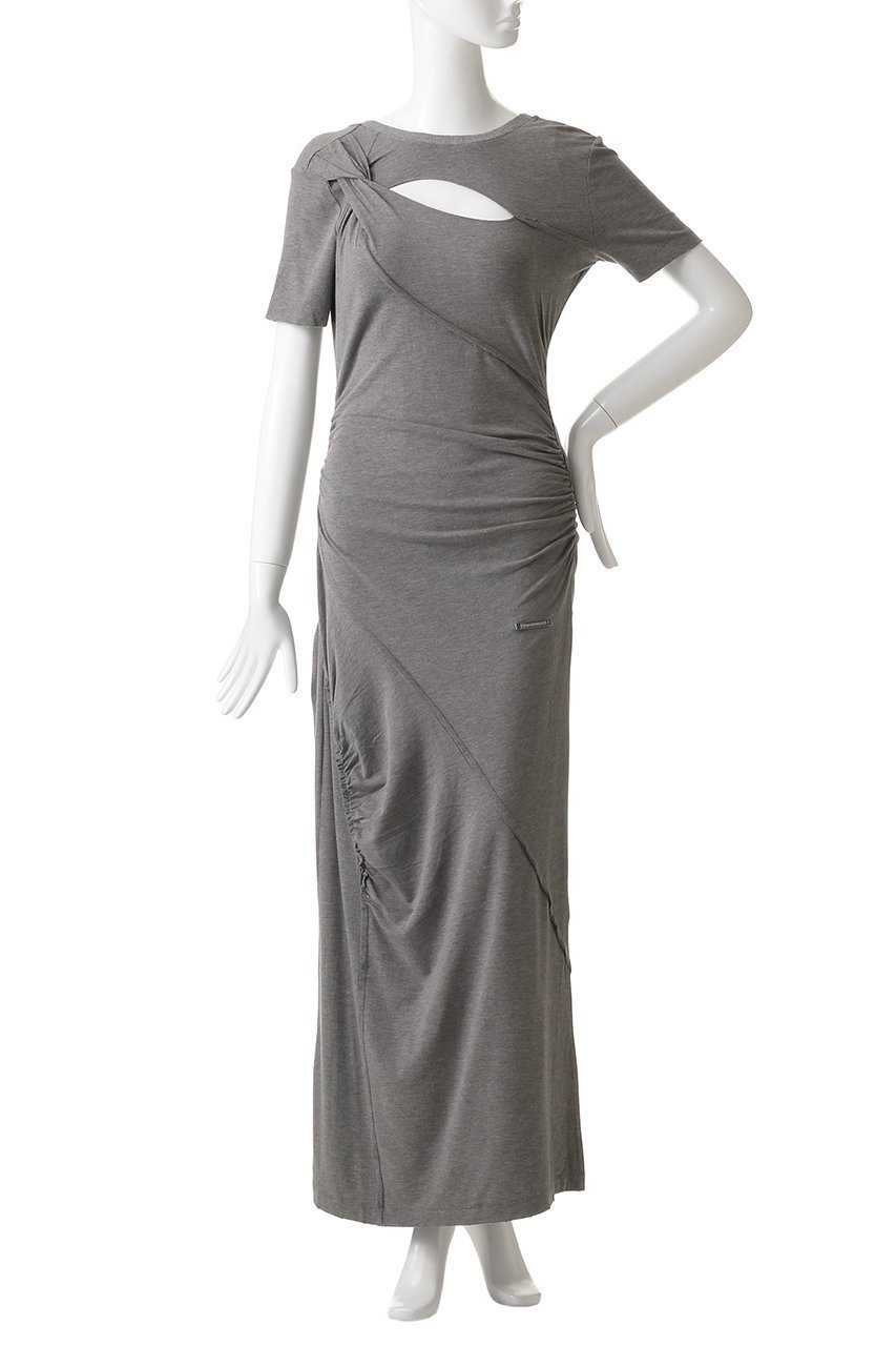 【プランク プロジェクト/PRANK PROJECT】のアシンメトリーツイストマキシドレス / Asymmetrical Twist Maxi Dress 人気、トレンドファッション・服の通販 founy(ファニー) ファッション Fashion レディースファッション Fashion for Women ワンピース Dresses フォーマル・パーティードレス・結婚式用ドレス Elegant & Casual Dresses チュニック Tunic Tops & Dresses マキシ丈ワンピース・ロングドレス Maxi Dresses / Long One-Pieces ギャザー Gathered, Ruffled スリット Slit, Slit Detail チュニック Tunic, Long Top ツイスト Tweed, Tweed Fabric フロント Front, Front Design リラックス Relax, Relaxed Fit ロング Long, Long-Length 旅行 Travel other-2|ID: prp329100004910719 ipo3291000000036794915