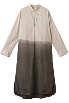 【セアン/SCEARN】のCOTTON SILK TYPEWRITER WITH SUMI ワンピース BEIGE×SUMI GRAY|ID: prp329100004910726 ipo3291000000036794965
