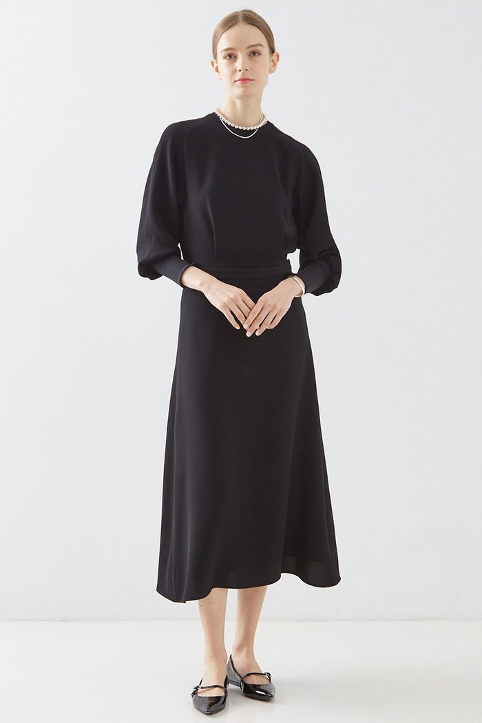【デザイン ワークス/DESIGN WORKS】のジョーゼットワンピース インテリア・キッズ・メンズ・レディースファッション・服の通販 founy(ファウニー) https://founy.com/ ファッション Fashion レディースファッション Fashion for Women ワンピース Dresses チュニック Tunic Tops & Dresses エレガント 上品 Elegant シンプル Simple, Minimal ジョーゼット Georgette, Semi-Sheer Fabric チュニック Tunic, Long Top フレア Flare, Flared ベーシック Basic, Essential ロング Long, Long-Length |ID: prp329100004910736 ipo3291000000036795037