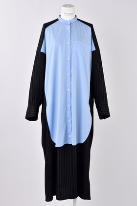 【エンフォルド/ENFOLD】のPEピンストライプ SH Docking DRS/ドレス 人気、トレンドファッション・服の通販 founy(ファニー) ファッション Fashion レディースファッション Fashion for Women ワンピース Dresses フォーマル・パーティードレス・結婚式用ドレス Elegant & Casual Dresses チュニック Tunic Tops & Dresses エレガント 上品 Elegant ストライプ Stripe, Striped Pattern センター Center, Center Line チュニック Tunic, Long Top ドッキング Docking, Mixed Material ドレス Dress, One-Piece フロント Front, Front Design ロング Long, Long-Length |ID:prp329100004910738