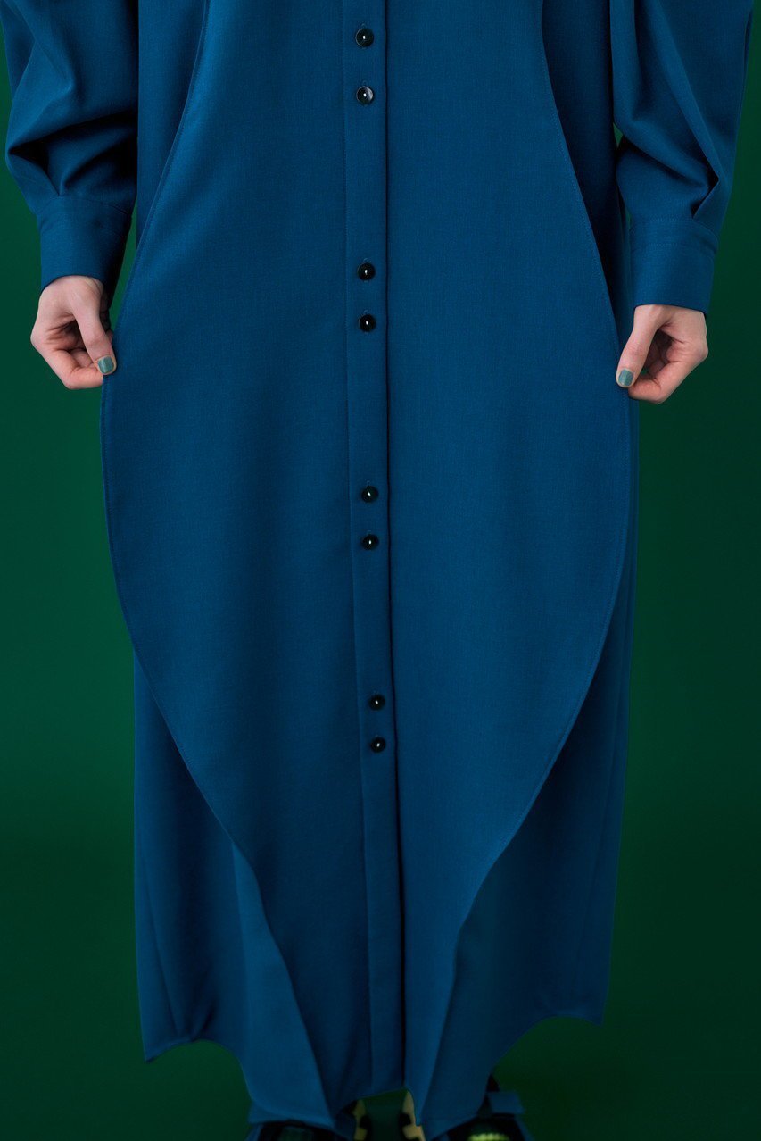 【ナゴンスタンス/nagonstans】のパウダーツイル eggドレープDRS/ドレス・ワンピース 人気、トレンドファッション・服の通販 founy(ファニー) 　ファッション　Fashion　レディースファッション　Fashion for Women　ワンピース　Dresses　フォーマル・パーティードレス・結婚式用ドレス　Elegant & Casual Dresses　チュニック　Tunic Tops & Dresses　おすすめ　Recommended / Our Picks　チュニック　Tunic, Long Top　ドレス　Dress, One-Piece　ドレープ　Drape, Draping Fabric　フォルム　Silhouette, Form　ベスト　Vest, Waistcoat　ロング　Long, Long-Length　other-7|ID: prp329100004910756 ipo3291000000036795228