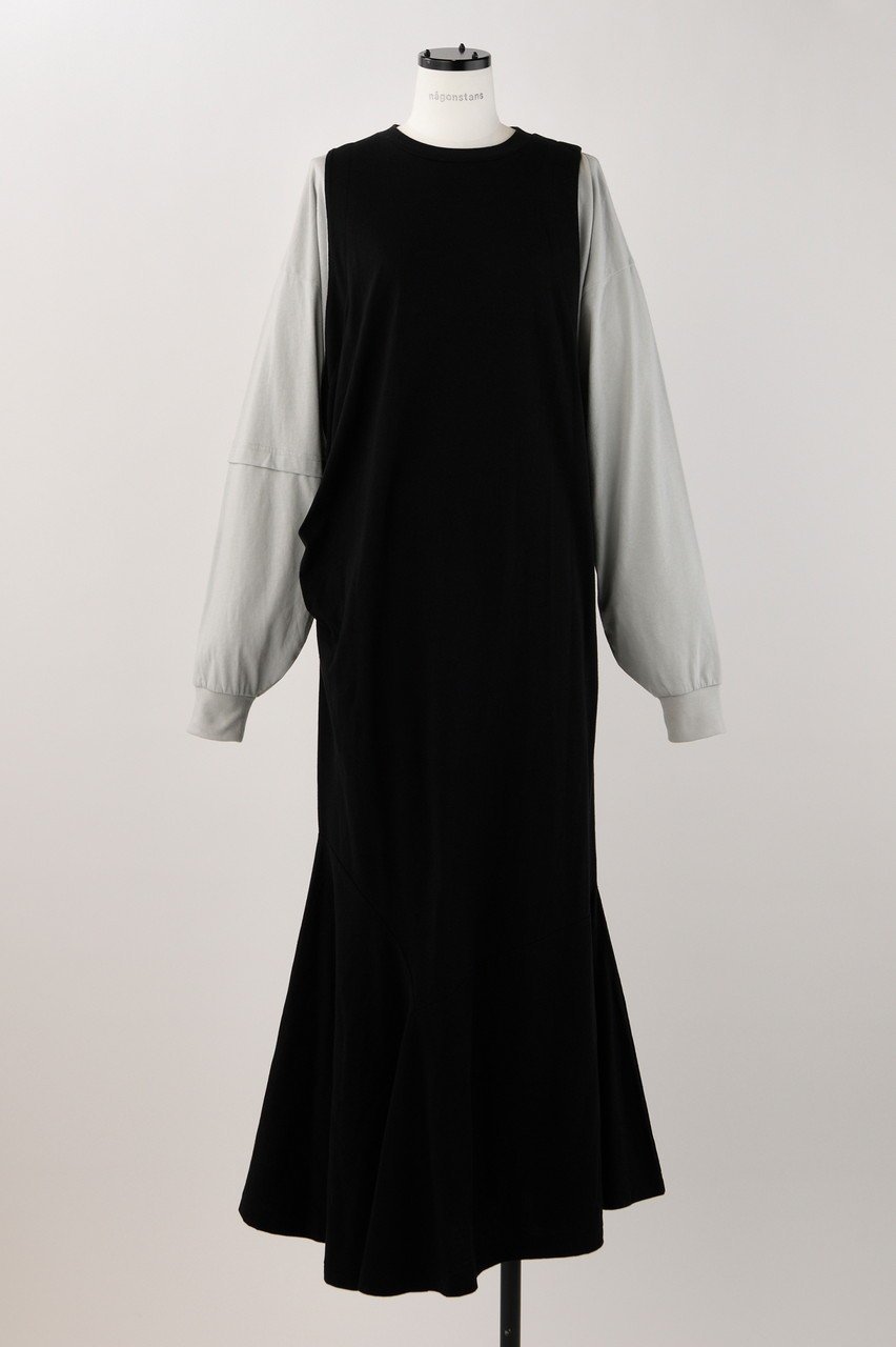 【ナゴンスタンス/nagonstans】のソフト天竺 Layered DRS/ドレス・ワンピース 人気、トレンドファッション・服の通販 founy(ファニー) ファッション Fashion レディースファッション Fashion for Women ワンピース Dresses フォーマル・パーティードレス・結婚式用ドレス Elegant & Casual Dresses チュニック Tunic Tops & Dresses カットソー Cut and Sewn Top チュニック Tunic, Long Top ドレス Dress, One-Piece パターン Pattern, Design Print ロング Long, Long-Length 軽量 Lightweight, Ultra Light other-1|ID: prp329100004910757 ipo3291000000036795230