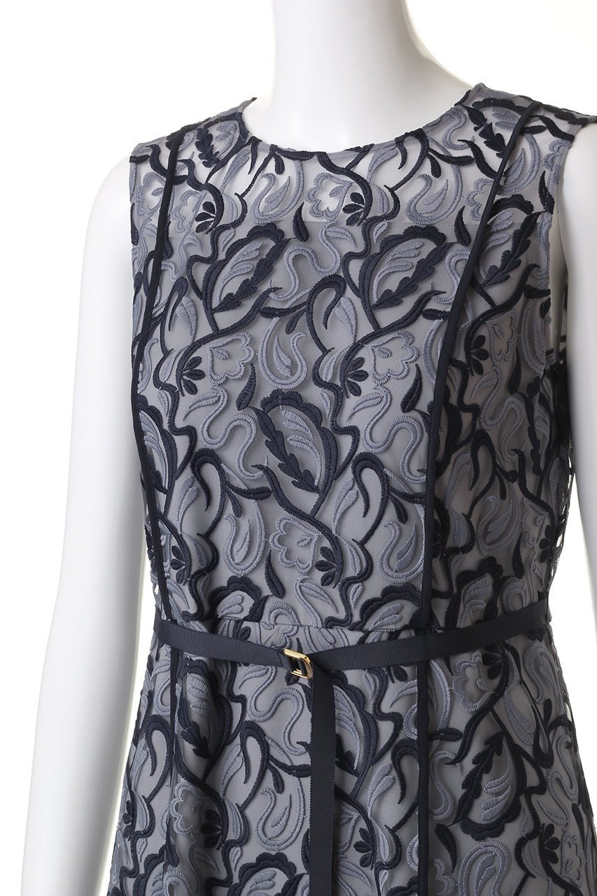 【アナイ/ANAYI】のリーフエンブロイダリーフレアワンピース 人気、トレンドファッション・服の通販 founy(ファニー) 　ファッション　Fashion　レディースファッション　Fashion for Women　ワンピース　Dresses　チュニック　Tunic Tops & Dresses　エレガント 上品　Elegant　チュニック　Tunic, Long Top　フレア　Flare, Flared　ロング　Long, Long-Length　other-5|ID: prp329100004910760 ipo3291000000036795256