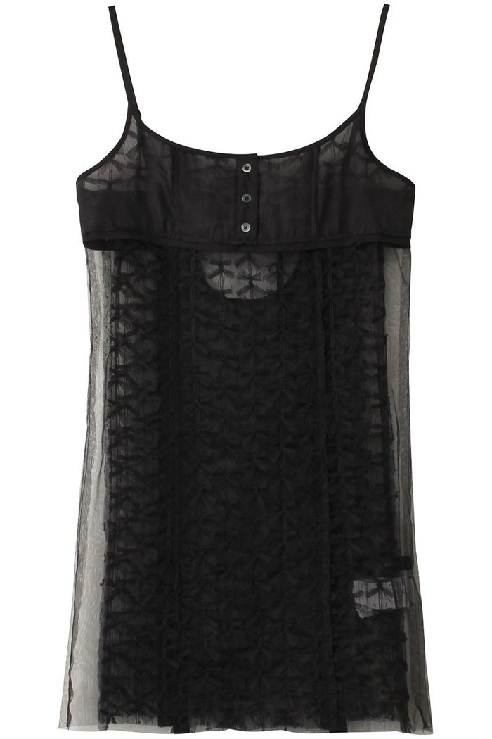 【メゾンスペシャル/MAISON SPECIAL】のTulle Ribbon Camisole Dress/チュールリボンキャミワンピース インテリア・キッズ・メンズ・レディースファッション・服の通販 founy(ファニー) https://founy.com/ ファッション Fashion レディースファッション Fashion for Women ワンピース Dresses フォーマル・パーティードレス・結婚式用ドレス Elegant & Casual Dresses キャミソールワンピース Camisole Dresses チュニック Tunic Tops & Dresses おすすめ Recommended / Our Picks チュニック Tunic, Long Top チュール Tulip, Tulip Motif トレンド Trend, Trending Now ドッキング Docking, Mixed Material ロング Long, Long-Length 無地 Plain, Solid Color |ID: prp329100004910775 ipo3291000000036795435
