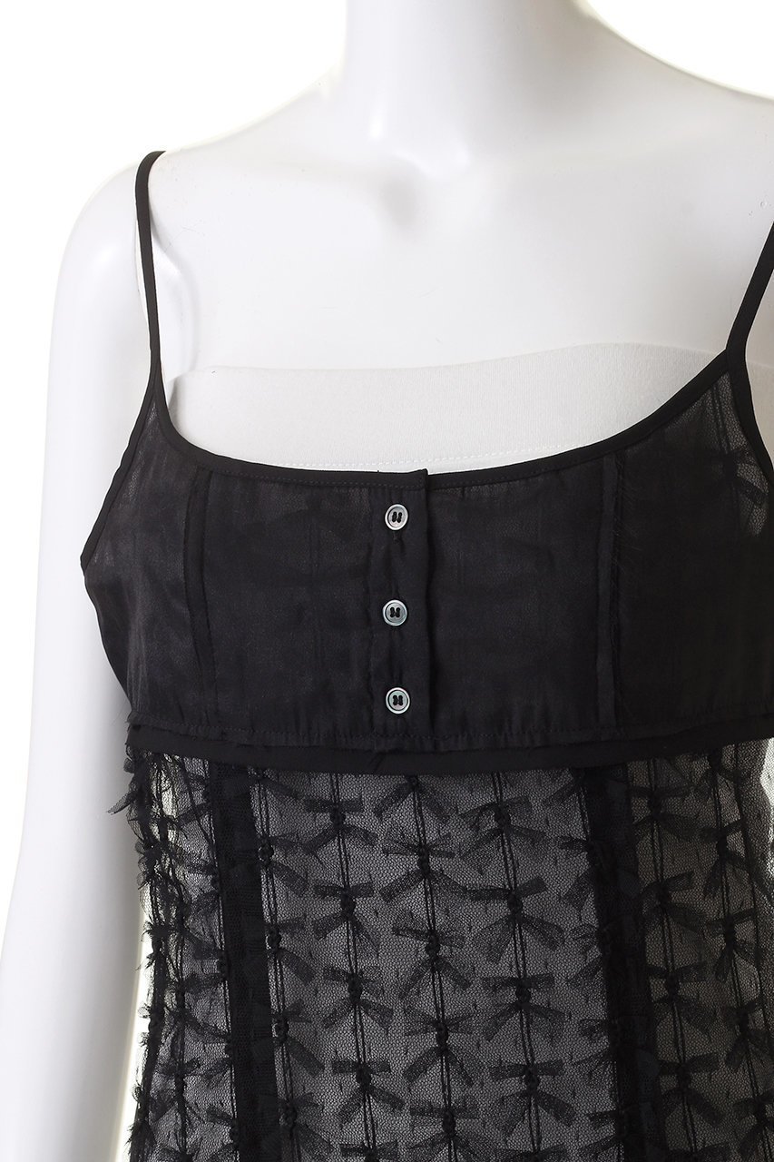 【メゾンスペシャル/MAISON SPECIAL】のTulle Ribbon Camisole Dress/チュールリボンキャミワンピース 人気、トレンドファッション・服の通販 founy(ファニー) 　ファッション　Fashion　レディースファッション　Fashion for Women　ワンピース　Dresses　フォーマル・パーティードレス・結婚式用ドレス　Elegant & Casual Dresses　キャミソールワンピース　Camisole Dresses　チュニック　Tunic Tops & Dresses　おすすめ　Recommended / Our Picks　チュニック　Tunic, Long Top　チュール　Tulip, Tulip Motif　トレンド　Trend, Trending Now　ドッキング　Docking, Mixed Material　ロング　Long, Long-Length　無地　Plain, Solid Color　other-5|ID: prp329100004910775 ipo3291000000036795445