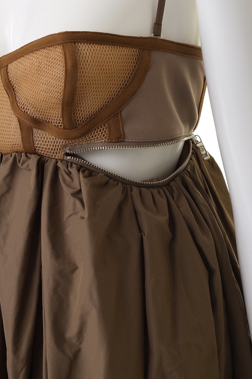 【プランク プロジェクト/PRANK PROJECT】のボリュームコンシャスベアワンピ / Voluminous Conscious Bear Dress 人気、トレンドファッション・服の通販 founy(ファニー) 　ファッション　Fashion　レディースファッション　Fashion for Women　ワンピース　Dresses　フォーマル・パーティードレス・結婚式用ドレス　Elegant & Casual Dresses　チュニック　Tunic Tops & Dresses　おすすめ　Recommended / Our Picks　インナー　Innerwear　スポーティ　Sporty, Casual Athletic　タフタ　Taffeta, Structured Fabric　ダウン　Down, Puffer　チュニック　Tunic, Long Top　ミックス　Mix, Mixed Style　メッシュ　Mesh, Net Fabric　ラッセル　Raschel, Raschel Lace　ロング　Long, Long-Length　other-7|ID: prp329100004910788 ipo3291000000036795600