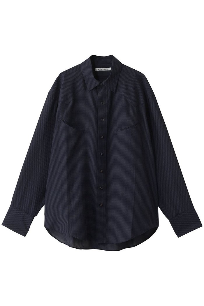 【セブン バイ セブン/SEVEN BY SEVEN / MEN】の【MEN】スマイルポケット シアーウエスタンシャツ インテリア・キッズ・メンズ・レディースファッション・服の通販 founy(ファニー) https://founy.com/ ファッション Fashion メンズファッション Fashion for Men インド Indian Textile インナー Innerwear ウエスタン Western Style スラックス Slacks, Dress Pants スリーブ Sleeve, Long Sleeve / Short Sleeve ドレープ Drape, Draping Fabric バランス Balance, Style Balance プリント Print, Printed Pattern ポケット Pocket, Pocket Detail ロング Long, Long-Length エレガント 上品 Elegant |ID: prp329100004910802 ipo3291000000036795793