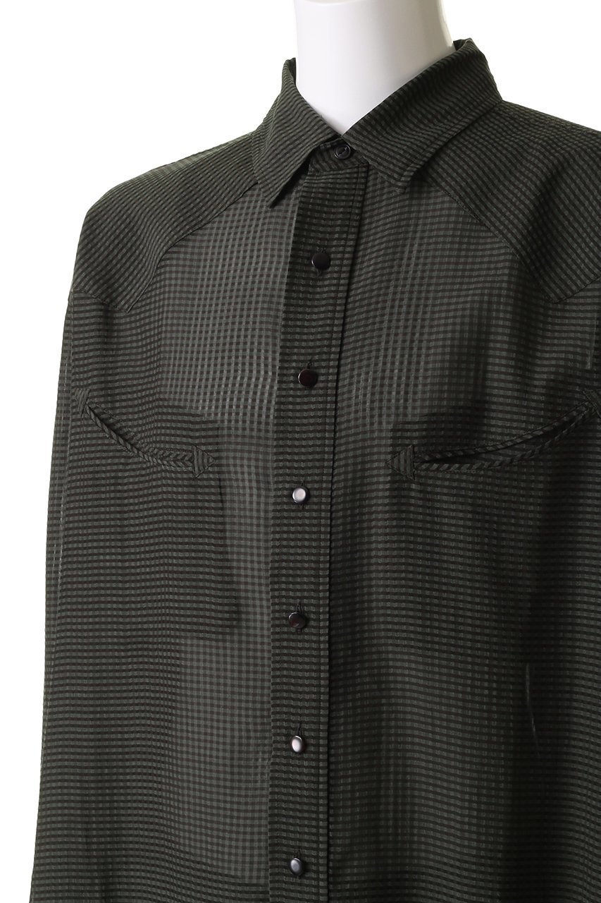 【セブン バイ セブン/SEVEN BY SEVEN / MEN】の【MEN】スマイルポケット シアーウエスタンシャツ 人気、トレンドファッション・服の通販 founy(ファニー) 　ファッション　Fashion　メンズファッション　Fashion for Men　インド　Indian Textile　インナー　Innerwear　ウエスタン　Western Style　スラックス　Slacks, Dress Pants　スリーブ　Sleeve, Long Sleeve / Short Sleeve　ドレープ　Drape, Draping Fabric　バランス　Balance, Style Balance　プリント　Print, Printed Pattern　ポケット　Pocket, Pocket Detail　ロング　Long, Long-Length　エレガント 上品　Elegant　other-5|ID: prp329100004910802 ipo3291000000036795803