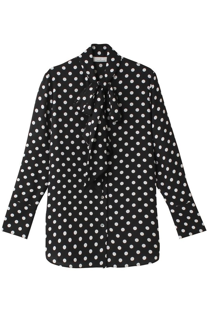 【ジェイドット/j.】の二重織りドットボウタイブラウス インテリア・キッズ・メンズ・レディースファッション・服の通販 founy(ファニー) https://founy.com/ ファッション Fashion レディースファッション Fashion for Women トップス・カットソー Cut & Sew Tops シャツ・ブラウス・オフィスカジュアル Elegant Blouses & Button-Ups おすすめ Recommended / Our Picks とろみ Fluid, Flowy Fabric シンプル Simple, Minimal スウェット / スエット Sweatshirt, Sweatwear スリーブ Sleeve, Long Sleeve / Short Sleeve ファブリック Fabric, Textile ロング Long, Long-Length エレガント 上品 Elegant |ID: prp329100004910808 ipo3291000000036795839