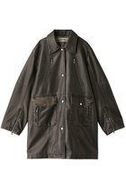【プランク プロジェクト/PRANK PROJECT】のフェイクレザーヴィンテージミドルコート / faux Leather Vintage Middle Coat 人気、トレンドファッション・服の通販 founy(ファニー) ファッション Fashion レディースファッション Fashion for Women アウター Coat / Outerwear Collection コート・ロングコート・ピーコート Long Coats, Peacoats & More トレンド Trend, Trending Now ミドル Middle Length, Mid Height メタル Metal, Metal Parts ロング Long, Long-Length 今季 This Season, Current Season 冬 Winter / This Winter thumbnail GRY(グレー)|ID: prp329100004910816 ipo3291000000036795952