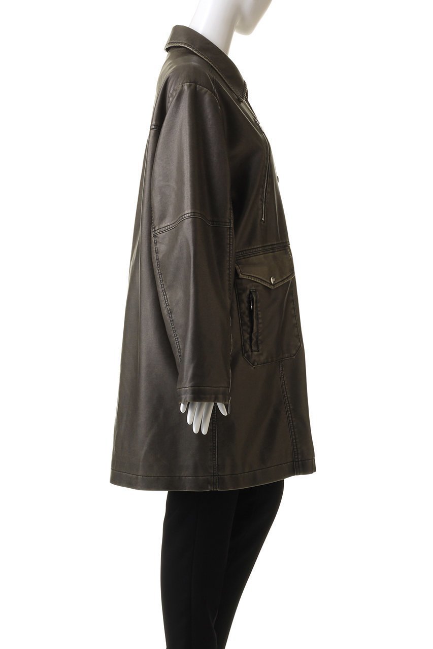 【プランク プロジェクト/PRANK PROJECT】のフェイクレザーヴィンテージミドルコート / faux Leather Vintage Middle Coat 人気、トレンドファッション・服の通販 founy(ファニー) ファッション Fashion レディースファッション Fashion for Women アウター Coat / Outerwear Collection コート・ロングコート・ピーコート Long Coats, Peacoats & More トレンド Trend, Trending Now ミドル Middle Length, Mid Height メタル Metal, Metal Parts ロング Long, Long-Length 今季 This Season, Current Season 冬 Winter / This Winter other-3|ID: prp329100004910816 ipo3291000000036795955