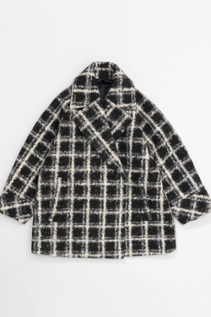 【メゾンスペシャル/MAISON SPECIAL】のCheckered Over Silhouette Middle Coat/チェックオーバーミドルコート インテリア・キッズ・メンズ・レディースファッション・服の通販 founy(ファニー) https://founy.com/ ファッション Fashion レディースファッション Fashion for Women アウター Coat / Outerwear Collection コート・ロングコート・ピーコート Long Coats, Peacoats & More クラシック Classic, Timeless Style チェック Check, Plaid, Tartan トレンド Trend, Trending Now ミドル Middle Length, Mid Height ロング Long, Long-Length 定番 Standard, Basic Item |ID: prp329100004910836 ipo3291000000036796257
