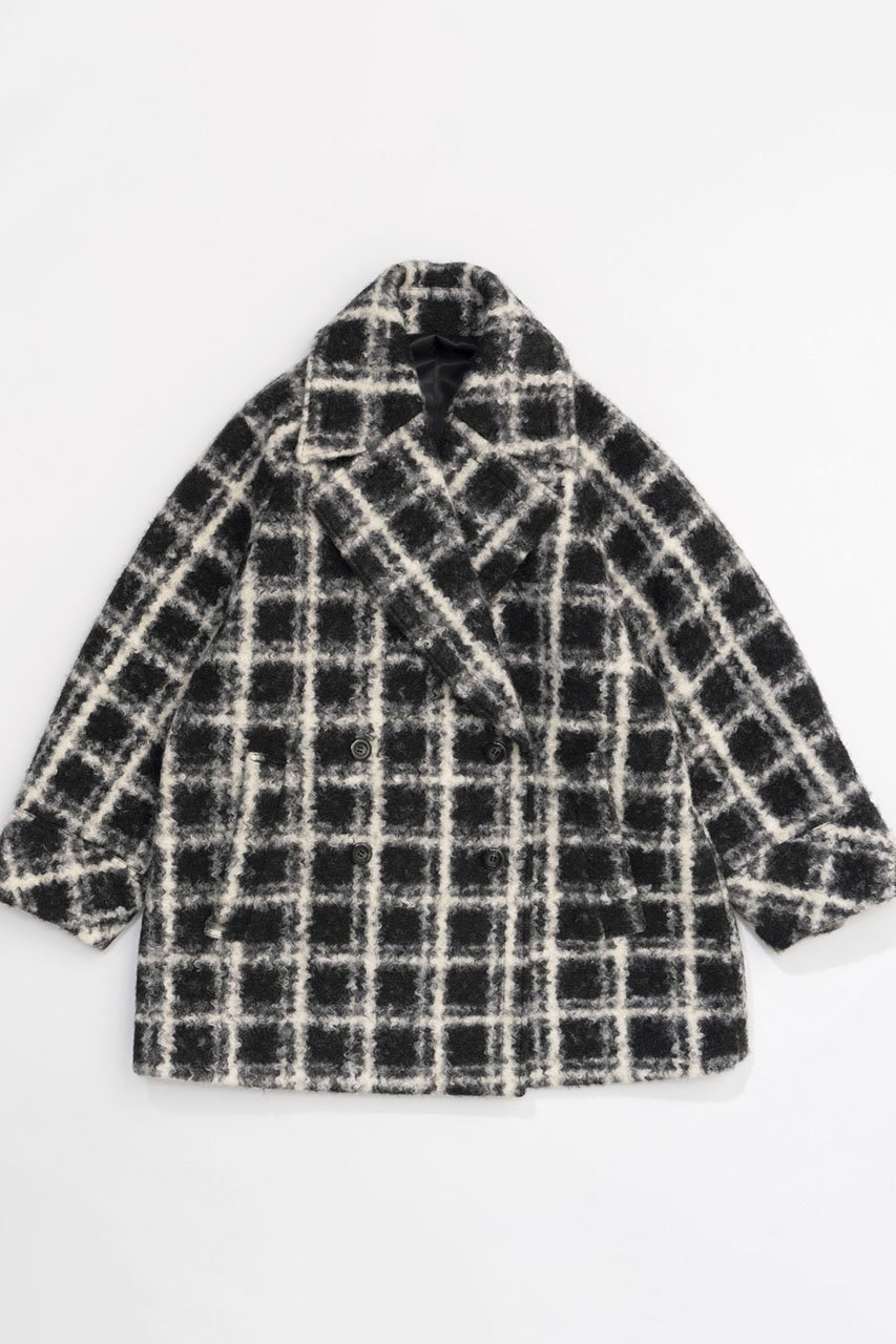 【メゾンスペシャル/MAISON SPECIAL】のCheckered Over Silhouette Middle Coat/チェックオーバーミドルコート 人気、トレンドファッション・服の通販 founy(ファニー) 　ファッション　Fashion　レディースファッション　Fashion for Women　アウター　Coat / Outerwear Collection　コート・ロングコート・ピーコート　Long Coats, Peacoats & More　クラシック　Classic, Timeless Style　チェック　Check, Plaid, Tartan　トレンド　Trend, Trending Now　ミドル　Middle Length, Mid Height　ロング　Long, Long-Length　定番　Standard, Basic Item　 other-1|ID: prp329100004910836 ipo3291000000036796257