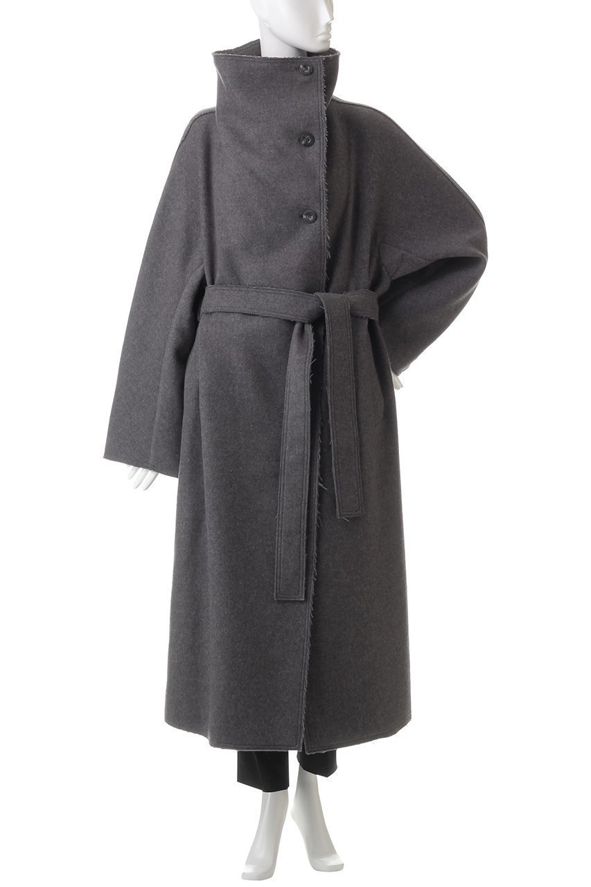 【プランク プロジェクト/PRANK PROJECT】のハイネックコート / High Neck Coat 人気、トレンドファッション・服の通販 founy(ファニー) 　ファッション　Fashion　レディースファッション　Fashion for Women　アウター　Coat / Outerwear Collection　コート・ロングコート・ピーコート　Long Coats, Peacoats & More　ハイネック　High Neck, Mock Neck　メルトン　Melton, Heavy Wool　リラックス　Relax, Relaxed Fit　ロング　Long, Long-Length　other-7|ID: prp329100004910852 ipo3291000000036796459