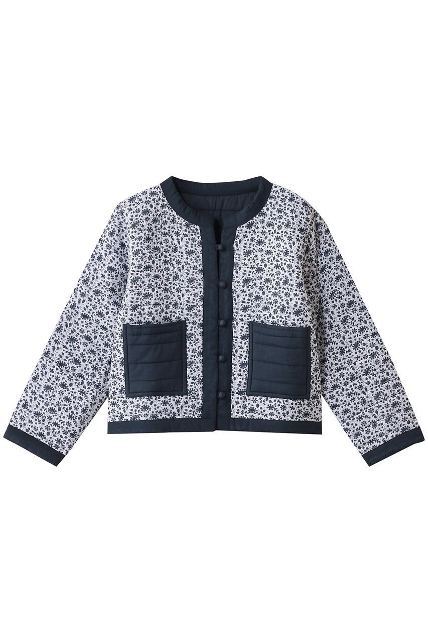 【エスゼット ブロックプリント/SZ Blockprints】のPOPPY JACKET DITSY リバーシブルジャケット インテリア・キッズ・メンズ・レディースファッション・服の通販 founy(ファニー) 　ファッション　Fashion　レディースファッション　Fashion for Women　アウター　Coat / Outerwear Collection　レディースジャケット・軽アウター　Jackets　ジャケット　Jacket, Outerwear　スリーブ　Sleeve, Long Sleeve / Short Sleeve　フェミニン　Feminine, Girly　リバーシブル　Reversible, Two-Sided　ロング　Long, Long-Length　ネイビー|ID: prp329100004910857 ipo3291000000036796526