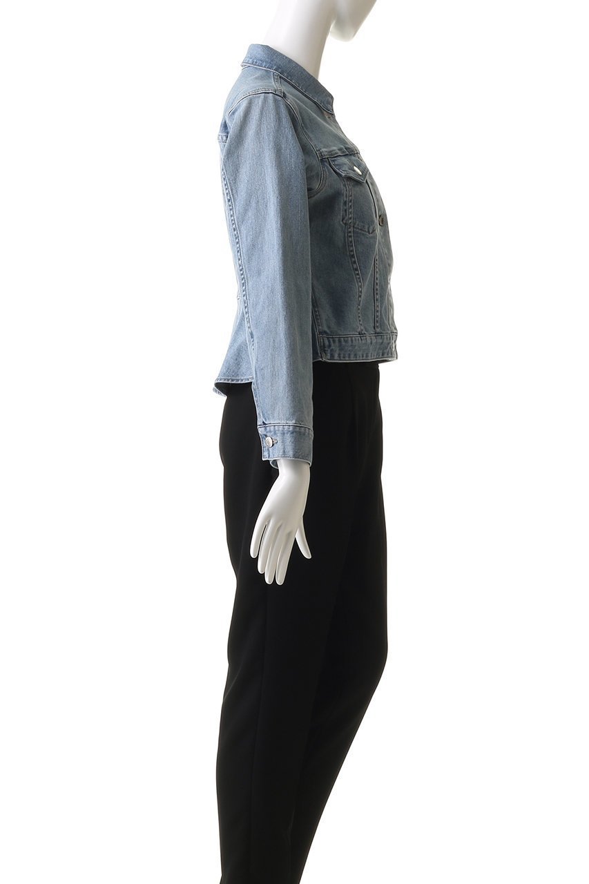 【アナイ/ANAYI】のストレッチデニムペプラムジャケット 人気、トレンドファッション・服の通販 founy(ファニー) 　ファッション　Fashion　レディースファッション　Fashion for Women　アウター　Coat / Outerwear Collection　レディースジャケット・軽アウター　Jackets　コンパクト　Compact, Small Size　ジャケット　Jacket, Outerwear　ストレッチ　Stretch, Stretchy Fabric　デニム　Denim, Jeans Material　フェミニン　Feminine, Girly　ペプラム　Peplum, Flared Hem　ワイド　Wide, Wide Fit　other-3|ID: prp329100004910881 ipo3291000000036796746