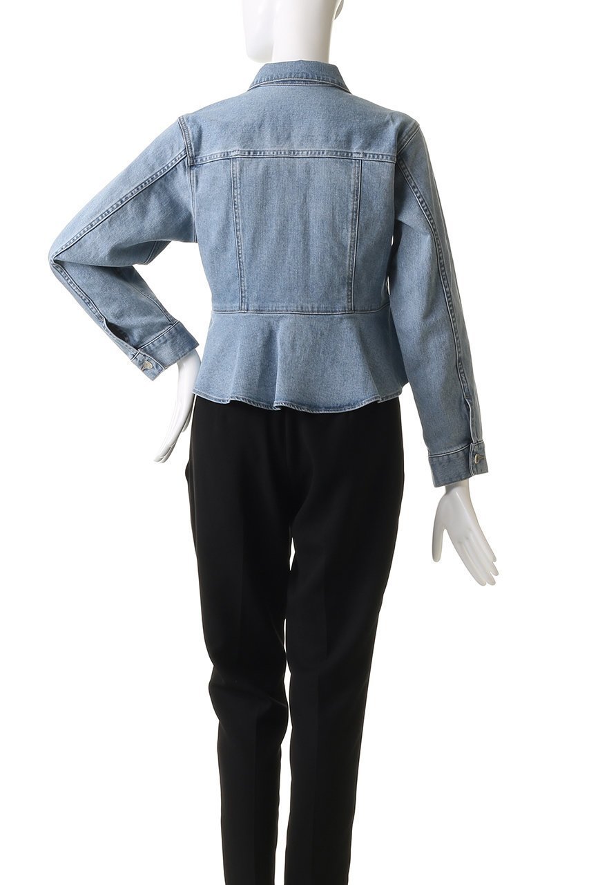 【アナイ/ANAYI】のストレッチデニムペプラムジャケット 人気、トレンドファッション・服の通販 founy(ファニー) 　ファッション　Fashion　レディースファッション　Fashion for Women　アウター　Coat / Outerwear Collection　レディースジャケット・軽アウター　Jackets　コンパクト　Compact, Small Size　ジャケット　Jacket, Outerwear　ストレッチ　Stretch, Stretchy Fabric　デニム　Denim, Jeans Material　フェミニン　Feminine, Girly　ペプラム　Peplum, Flared Hem　ワイド　Wide, Wide Fit　other-4|ID: prp329100004910881 ipo3291000000036796748