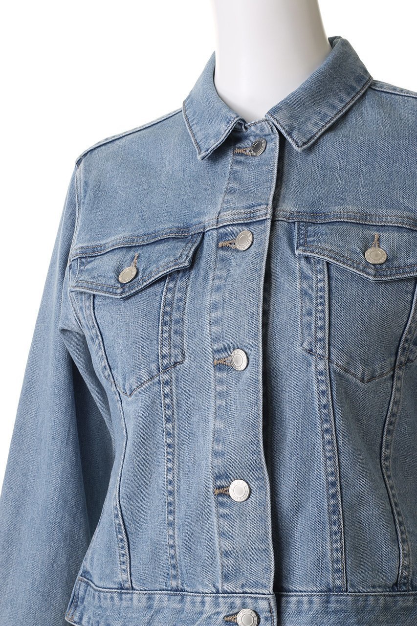 【アナイ/ANAYI】のストレッチデニムペプラムジャケット 人気、トレンドファッション・服の通販 founy(ファニー) 　ファッション　Fashion　レディースファッション　Fashion for Women　アウター　Coat / Outerwear Collection　レディースジャケット・軽アウター　Jackets　コンパクト　Compact, Small Size　ジャケット　Jacket, Outerwear　ストレッチ　Stretch, Stretchy Fabric　デニム　Denim, Jeans Material　フェミニン　Feminine, Girly　ペプラム　Peplum, Flared Hem　ワイド　Wide, Wide Fit　other-5|ID: prp329100004910881 ipo3291000000036796749