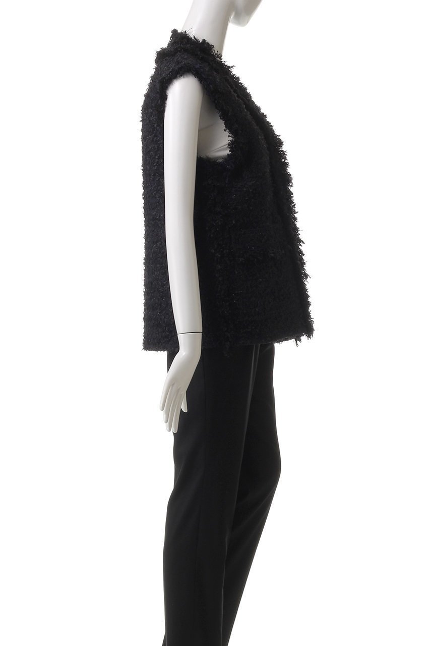 【デパリエ/DEPAREILLE】のラメツイードジレ 人気、トレンドファッション・服の通販 founy(ファニー) 　ファッション　Fashion　レディースファッション　Fashion for Women　アウター　Coat / Outerwear Collection　レディースジャケット・軽アウター　Jackets　ジャケット　Jacket, Outerwear　ツイード　Twill, Twill Weave　フォーマル　Formal, Dressy　フロント　Front, Front Design　ベスト　Vest, Waistcoat　ポケット　Pocket, Pocket Detail　エレガント 上品　Elegant　other-3|ID: prp329100004910896 ipo3291000000036796921