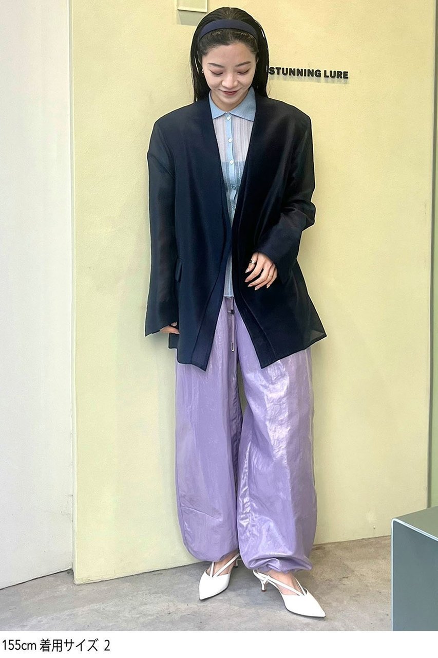 【スタニングルアー/STUNNING LURE】のrカラーレスシアージャケット 人気、トレンドファッション・服の通販 founy(ファニー) ファッション Fashion レディースファッション Fashion for Women アウター Coat / Outerwear Collection レディースジャケット・軽アウター Jackets オーガンジー Organza Fabric ジャケット Jacket, Outerwear フォルム Silhouette, Form エレガント 上品 Elegant other-8|ID: prp329100004910899 ipo3291000000036796974