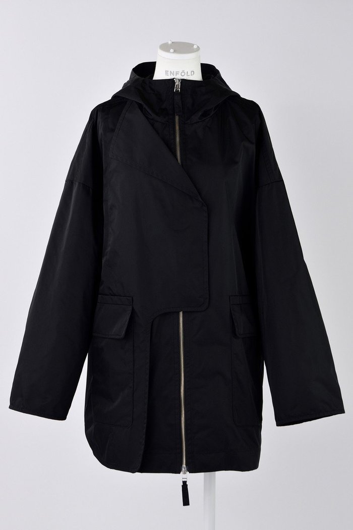 【エンフォルド/ENFOLD】のDICROS SOLO Twill フーデッドブルゾン インテリア・キッズ・メンズ・レディースファッション・服の通販 founy(ファニー) https://founy.com/ ファッション Fashion レディースファッション Fashion for Women アウター Coat / Outerwear Collection レディースジャケット・軽アウター Jackets ブルゾンジャケット・スポーティアウター Blouson Jackets おすすめ Recommended / Our Picks エレガント 上品 Elegant ジャケット Jacket, Outerwear ツイル Twist, Twisted Detail ブルゾン Blouson, Bomber Jacket ミリタリー Military, Army Style |ID: prp329100004910901 ipo3291000000036796994