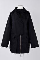 【エンフォルド/ENFOLD】のDICROS SOLO Twill フーデッドブルゾン ブラック|ID: prp329100004910901 ipo3291000000036796996