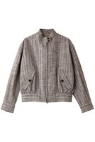 【オブリオ/AUBRIOT】のネップツイード スタンドカラーブルゾン 人気、トレンドファッション・服の通販 founy(ファニー) ファッション Fashion レディースファッション Fashion for Women アウター Coat / Outerwear Collection レディースジャケット・軽アウター Jackets ブルゾンジャケット・スポーティアウター Blouson Jackets イタリア Italy コンパクト Compact, Small Size シルク Silk, 100% Silk ジャケット Jacket, Outerwear スタンド Stand Collar, Upright Stand ツイード／ツィード Choker, Choker Necklace ツイード Twill, Twill Weave テクスチャー Texture, Textured Fabric ネップ Nepp, Slub Yarn ハンド Hand, Handmade フォルム Silhouette, Form フラップ Flap, Flap Pocket ブルゾン Blouson, Bomber Jacket ポケット Pocket, Pocket Detail |ID:prp329100004910908