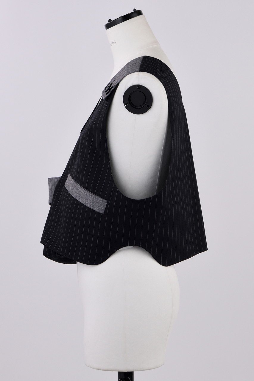 【ナゴンスタンス/nagonstans】のギャバストライプ Bib Vest/ベスト 人気、トレンドファッション・服の通販 founy(ファニー) ファッション Fashion レディースファッション Fashion for Women アウター Coat / Outerwear Collection レディースジャケット・軽アウター Jackets ジャケット Jacket, Outerwear ドレス Dress, One-Piece ベスト Vest, Waistcoat ポケット Pocket, Pocket Detail other-2|ID: prp329100004910914 ipo3291000000036797216