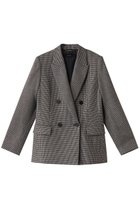【アルアバイル/allureville】のWRガンクラブチェックダブルジャケット 人気、トレンドファッション・服の通販 founy(ファニー) ファッション Fashion レディースファッション Fashion for Women アウター Coat / Outerwear Collection レディースジャケット・軽アウター Jackets ジャケット Jacket, Outerwear ダブル Double, Double-Breasted フェミニン Feminine, Girly thumbnail ブラック|ID: prp329100004910924 ipo3291000000036797421