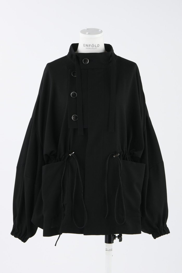 【エンフォルド/ENFOLD】のPEライトジョーゼット 2way ショートブルゾン インテリア・キッズ・メンズ・レディースファッション・服の通販 founy(ファニー) https://founy.com/ ファッション Fashion レディースファッション Fashion for Women アウター Coat / Outerwear Collection レディースジャケット・軽アウター Jackets ブルゾンジャケット・スポーティアウター Blouson Jackets エレガント 上品 Elegant ショート Short, Short Length ジャケット Jacket, Outerwear ジョーゼット Georgette, Semi-Sheer Fabric ストレッチ Stretch, Stretchy Fabric スピンドル Spindle, Drawcord ドレープ Drape, Draping Fabric パウダー Powder, Soft Tone フロント Front, Front Design ブルゾン Blouson, Bomber Jacket ロング Long, Long-Length 夏 Summer 春 Spring 洗える Machine Washable |ID: prp329100004910933 ipo3291000000036797554