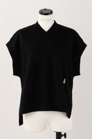 【ナゴンスタンス/nagonstans】のSEMI WORSTED Over Size Vest/ベスト 人気、トレンドファッション・服の通販 founy(ファニー) ファッション Fashion レディースファッション Fashion for Women アウター Coat / Outerwear Collection レディースジャケット・軽アウター Jackets カットソー Cut and Sewn Top シンプル Simple, Minimal ジャケット Jacket, Outerwear スリット Slit, Slit Detail ベスト Vest, Waistcoat メランジ Melange, Mixed Yarn |ID:prp329100004910934