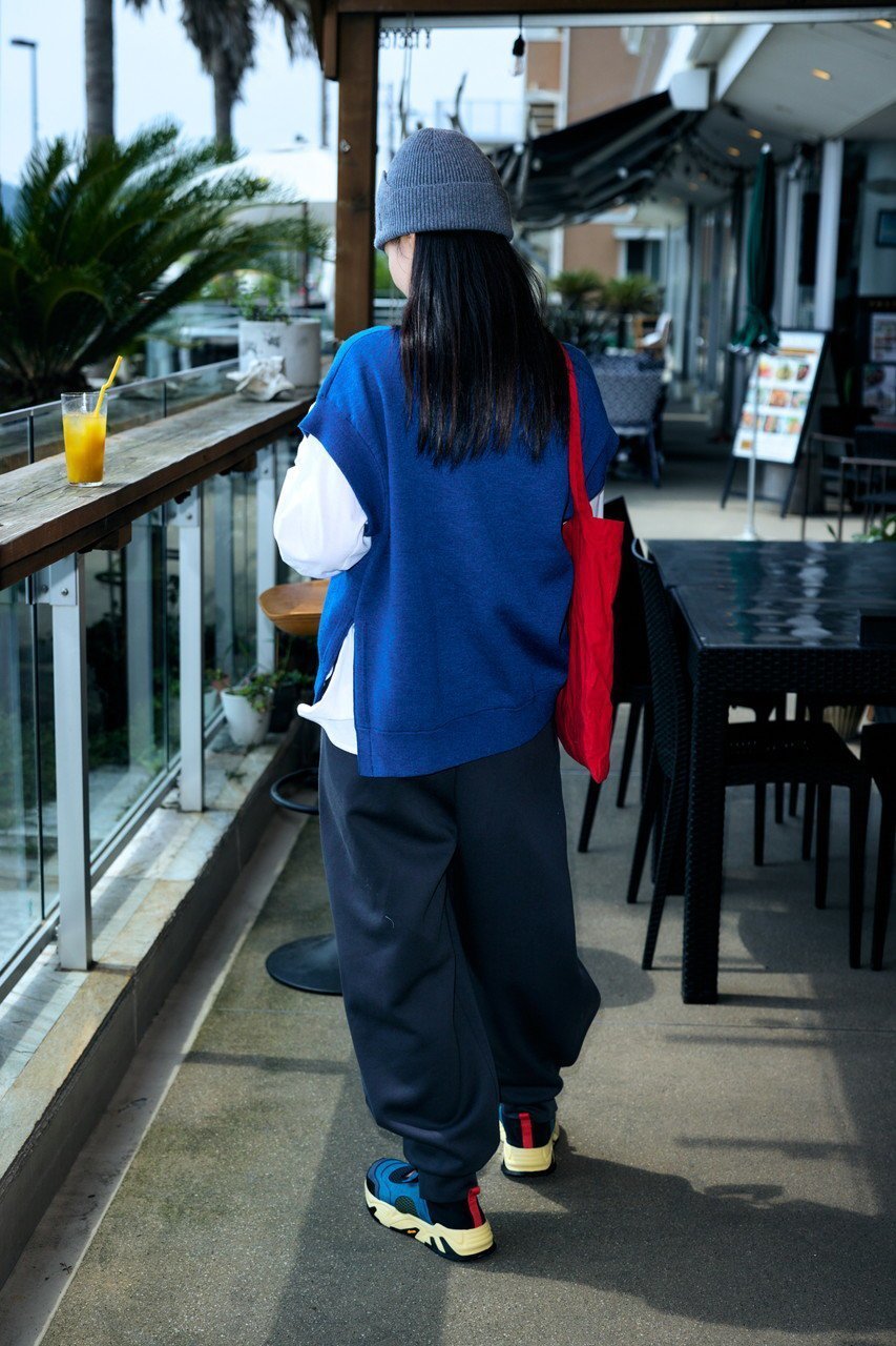 【ナゴンスタンス/nagonstans】のSEMI WORSTED Over Size Vest/ベスト 人気、トレンドファッション・服の通販 founy(ファニー) ファッション Fashion レディースファッション Fashion for Women アウター Coat / Outerwear Collection レディースジャケット・軽アウター Jackets カットソー Cut and Sewn Top シンプル Simple, Minimal ジャケット Jacket, Outerwear スリット Slit, Slit Detail ベスト Vest, Waistcoat メランジ Melange, Mixed Yarn other-7|ID: prp329100004910934 ipo3291000000036797567