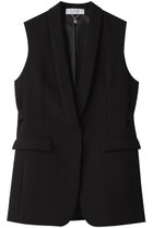 【アルアバイル/allureville】の【Loulou Willoughby】タキシードジレ 人気、トレンドファッション・服の通販 founy(ファニー) ファッション Fashion レディースファッション Fashion for Women アウター Coat / Outerwear Collection レディースジャケット・軽アウター Jackets ジャケット Jacket, Outerwear バランス Balance, Style Balance パーティ Party, Party Style パール Pearl, Pearl Accent ベスト Vest, Waistcoat ロング Long, Long-Length ワイド Wide, Wide Fit エレガント 上品 Elegant thumbnail ブラック|ID: prp329100004910935 ipo3291000000036797578