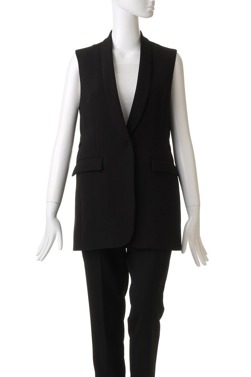 【アルアバイル/allureville】の【Loulou Willoughby】タキシードジレ 人気、トレンドファッション・服の通販 founy(ファニー) 　ファッション　Fashion　レディースファッション　Fashion for Women　アウター　Coat / Outerwear Collection　レディースジャケット・軽アウター　Jackets　ジャケット　Jacket, Outerwear　バランス　Balance, Style Balance　パーティ　Party, Party Style　パール　Pearl, Pearl Accent　ベスト　Vest, Waistcoat　ロング　Long, Long-Length　ワイド　Wide, Wide Fit　エレガント 上品　Elegant　other-2|ID: prp329100004910935 ipo3291000000036797579