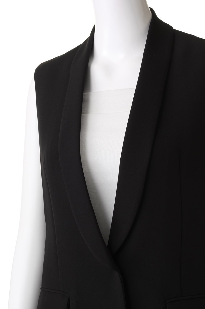 【アルアバイル/allureville】の【Loulou Willoughby】タキシードジレ 人気、トレンドファッション・服の通販 founy(ファニー) 　ファッション　Fashion　レディースファッション　Fashion for Women　アウター　Coat / Outerwear Collection　レディースジャケット・軽アウター　Jackets　ジャケット　Jacket, Outerwear　バランス　Balance, Style Balance　パーティ　Party, Party Style　パール　Pearl, Pearl Accent　ベスト　Vest, Waistcoat　ロング　Long, Long-Length　ワイド　Wide, Wide Fit　エレガント 上品　Elegant　other-5|ID: prp329100004910935 ipo3291000000036797582