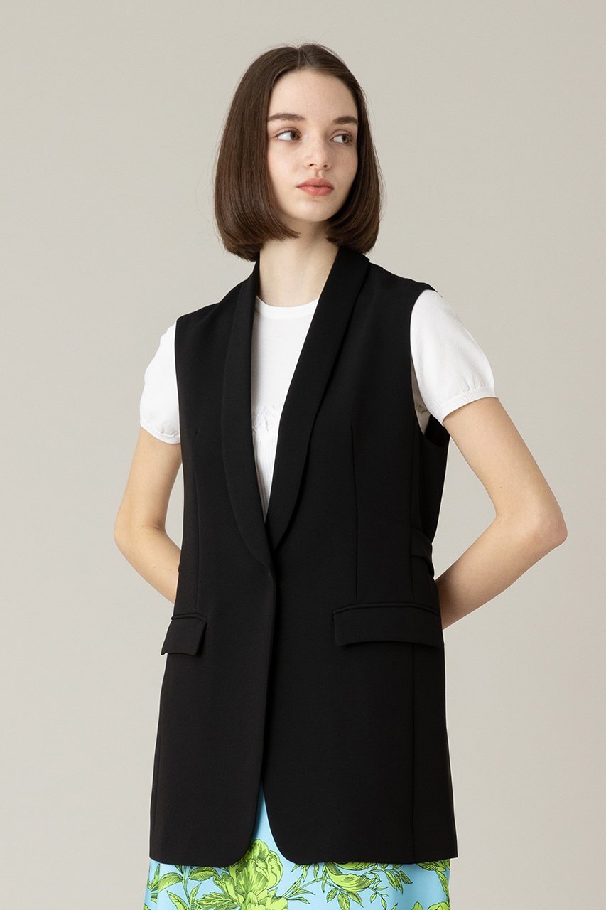 【アルアバイル/allureville】の【Loulou Willoughby】タキシードジレ 人気、トレンドファッション・服の通販 founy(ファニー) 　ファッション　Fashion　レディースファッション　Fashion for Women　アウター　Coat / Outerwear Collection　レディースジャケット・軽アウター　Jackets　ジャケット　Jacket, Outerwear　バランス　Balance, Style Balance　パーティ　Party, Party Style　パール　Pearl, Pearl Accent　ベスト　Vest, Waistcoat　ロング　Long, Long-Length　ワイド　Wide, Wide Fit　エレガント 上品　Elegant　other-8|ID: prp329100004910935 ipo3291000000036797585