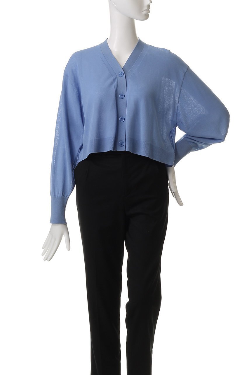 【カレンソロジー/Curensology】のシアーショートニットカーディガン 人気、トレンドファッション・服の通販 founy(ファニー) 　ファッション　Fashion　レディースファッション　Fashion for Women　トップス・カットソー　Cut & Sew Tops　ニット　Knit Tops & Sweaters　カーディガン・羽織り　Layered Style Cardigans　カーディガン　Cardigan, Knitwear　シアー　Sheer, See-Through　シンプル　Simple, Minimal　スリーブ　Sleeve, Long Sleeve / Short Sleeve　フェミニン　Feminine, Girly　エレガント 上品　Elegant　夏　Summer　春　Spring　S/S・春夏　SS, Spring/Summer, Warm Season　other-2|ID: prp329100004910947 ipo3291000000036797899