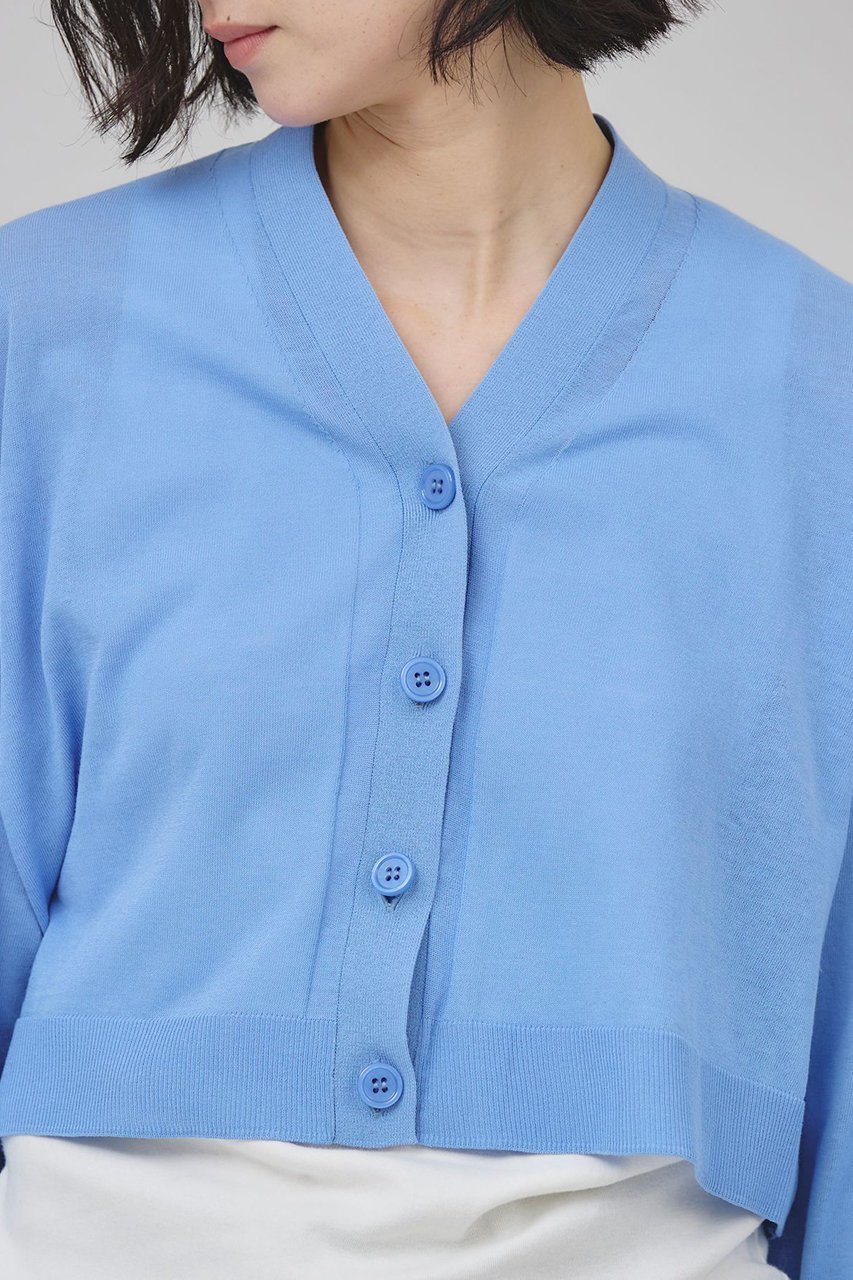 【カレンソロジー/Curensology】のシアーショートニットカーディガン 人気、トレンドファッション・服の通販 founy(ファニー) 　ファッション　Fashion　レディースファッション　Fashion for Women　トップス・カットソー　Cut & Sew Tops　ニット　Knit Tops & Sweaters　カーディガン・羽織り　Layered Style Cardigans　カーディガン　Cardigan, Knitwear　シアー　Sheer, See-Through　シンプル　Simple, Minimal　スリーブ　Sleeve, Long Sleeve / Short Sleeve　フェミニン　Feminine, Girly　エレガント 上品　Elegant　夏　Summer　春　Spring　S/S・春夏　SS, Spring/Summer, Warm Season　other-6|ID: prp329100004910947 ipo3291000000036797903