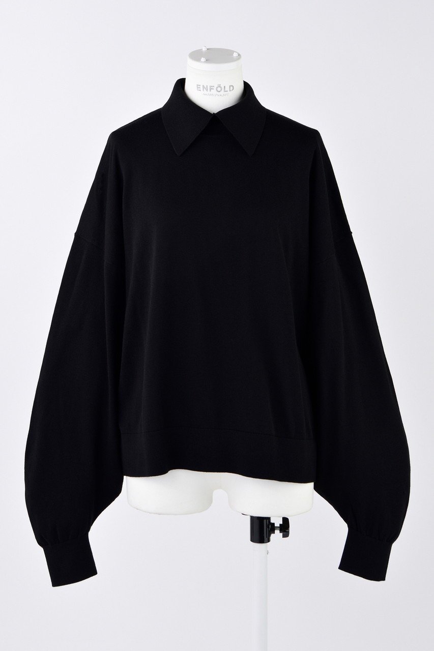 【エンフォルド/ENFOLD】の衿付ニットP.O/プルオーバー 人気、トレンドファッション・服の通販 founy(ファニー) ファッション Fashion レディースファッション Fashion for Women トップス・カットソー Cut & Sew Tops ニット Knit Tops & Sweaters カジュアルプルオーバー・ニットトップス Pullovers & Knit Tops / Casual Pullovers おすすめ Recommended / Our Picks シンプル Simple, Minimal ダブル Double, Double-Breasted other-1|ID: prp329100004910953 ipo3291000000036797995