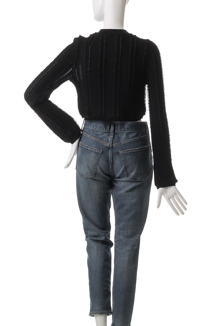 【ウィムガゼット/Whim Gazette】の【GEMINI】フリルカーディガン 人気、トレンドファッション・服の通販 founy(ファニー) 　ファッション　Fashion　レディースファッション　Fashion for Women　トップス・カットソー　Cut & Sew Tops　ニット　Knit Tops & Sweaters　カーディガン・羽織り　Layered Style Cardigans　カーディガン　Cardigan, Knitwear　コンパクト　Compact, Small Size　フォルム　Silhouette, Form　フリル　Frill, Ruffle　other-4|ID: prp329100004910956 ipo3291000000036798038