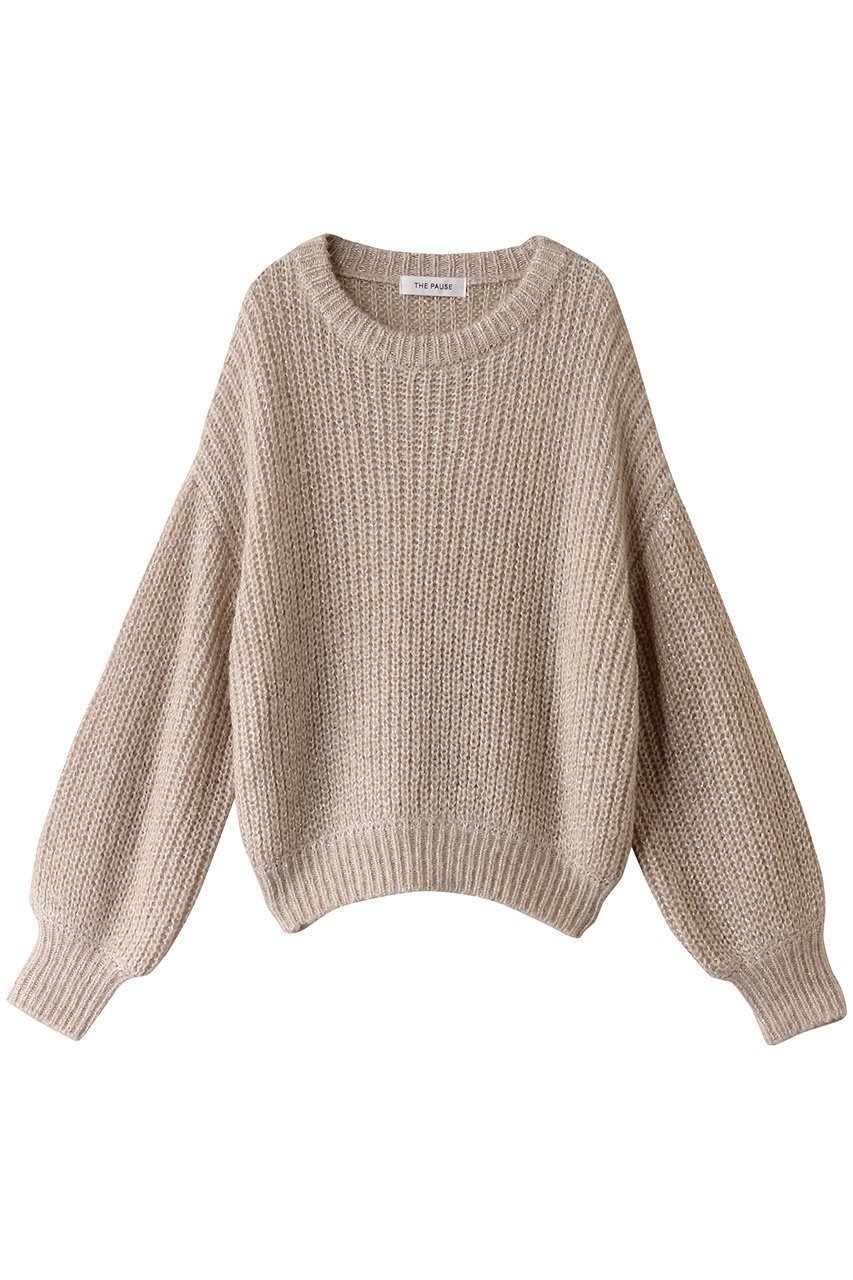 【ウィムガゼット/Whim Gazette】の【THE PAUSE】スパンコールニットプルオーバー 人気、トレンドファッション・服の通販 founy(ファニー) 　ファッション　Fashion　レディースファッション　Fashion for Women　トップス・カットソー　Cut & Sew Tops　ニット　Knit Tops & Sweaters　カジュアルプルオーバー・ニットトップス　Pullovers & Knit Tops / Casual Pullovers　おすすめ　Recommended / Our Picks　サテン　Satin, Glossy Fabric　スパンコール　Sequins, Sequin Embellishment　セットアップ　Set-Up, Coordinated Outfit　ロング　Long, Long-Length　 other-1|ID: prp329100004910957 ipo3291000000036798058