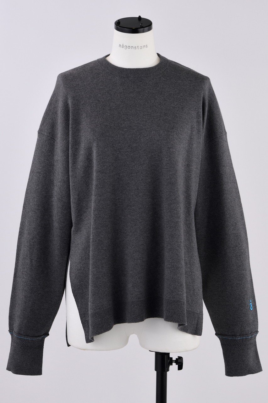 【ナゴンスタンス/nagonstans】のスリットP.O/プルオーバー インテリア・キッズ・メンズ・レディースファッション・服の通販 founy(ファニー) 　ファッション　Fashion　レディースファッション　Fashion for Women　トップス・カットソー　Cut & Sew Tops　ニット　Knit Tops & Sweaters　カジュアルプルオーバー・ニットトップス　Pullovers & Knit Tops / Casual Pullovers　コンパクト　Compact, Small Size　スリット　Slit, Slit Detail　ベーシック　Basic, Essential　Stone|ID: prp329100004910972 ipo3291000000036798300