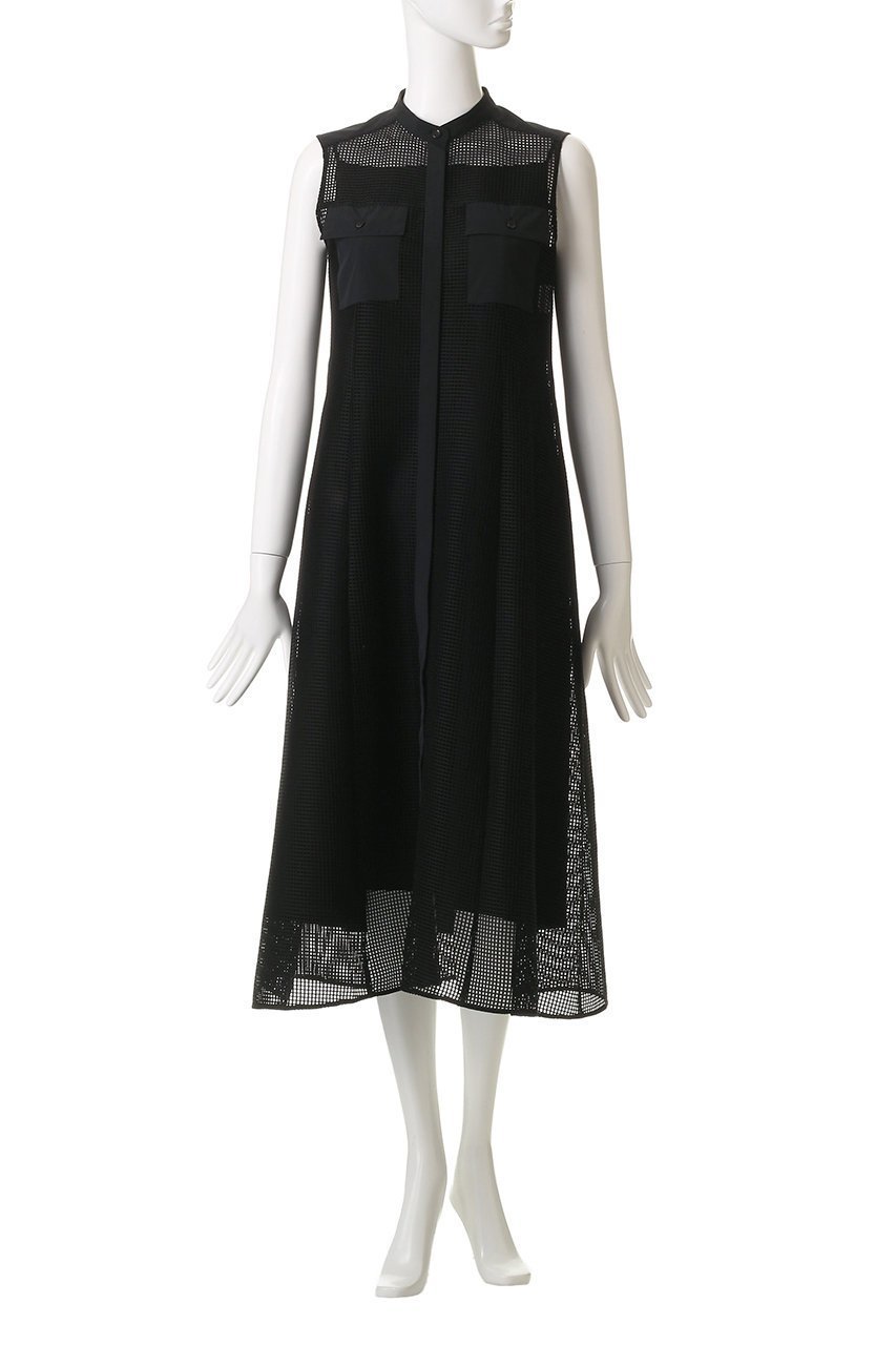 【アナイ/ANAYI】のメッシュポケットコンビワンピース 人気、トレンドファッション・服の通販 founy(ファニー) 　ファッション　Fashion　レディースファッション　Fashion for Women　ワンピース　Dresses　チュニック　Tunic Tops & Dresses　おすすめ　Recommended / Our Picks　チュニック　Tunic, Long Top　フィット　Fit, Slim Fit　フレア　Flare, Flared　ペチコート　Petticoat, Underskirt　ポケット　Pocket, Pocket Detail　メッシュ　Mesh, Net Fabric　ロング　Long, Long-Length　旅行　Travel　無地　Plain, Solid Color　other-6|ID: prp329100004910990 ipo3291000000036798796