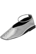 【ジル サンダー/JIL SANDER】のRING メタリック バレリーナ(アンクレット付) スカイグレー/シルバー|ID: prp329100004911009 ipo3291000000036799053