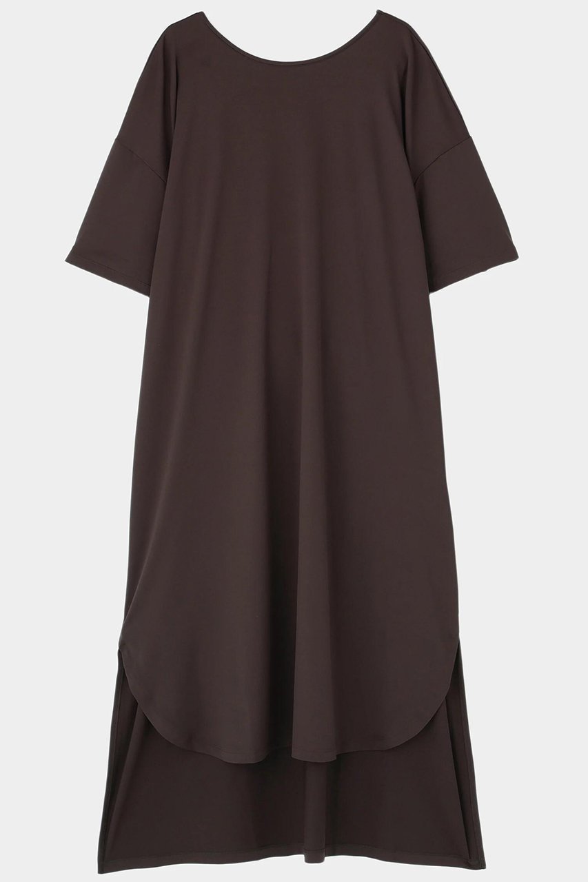 【ル フィル/LE PHIL】のジャージードレス インテリア・キッズ・メンズ・レディースファッション・服の通販 founy(ファニー) 　ファッション　Fashion　レディースファッション　Fashion for Women　ワンピース　Dresses　フォーマル・パーティードレス・結婚式用ドレス　Elegant & Casual Dresses　チュニック　Tunic Tops & Dresses　おすすめ　Recommended / Our Picks　スタンダード　Standard, Basic　スリット　Slit, Slit Detail　チュニック　Tunic, Long Top　ドレス　Dress, One-Piece　バランス　Balance, Style Balance　夏　Summer　旅行　Travel　水着　Swimsuit, Swimwear　ブラウン|ID: prp329100004911017 ipo3291000000036799195