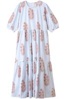 【エスゼット ブロックプリント/SZ Blockprints】のGAIA DRESS POPPY ON THIN STRIPE ティアードドレス 人気、トレンドファッション・服の通販 founy(ファニー) ファッション Fashion レディースファッション Fashion for Women ワンピース Dresses フォーマル・パーティードレス・結婚式用ドレス Elegant & Casual Dresses チュニック Tunic Tops & Dresses コンビ Combo, Combination Style ストライプ Stripe, Striped Pattern チュニック Tunic, Long Top ドレス Dress, One-Piece フェミニン Feminine, Girly リゾート Resort, Vacation Style |ID:prp329100004911022